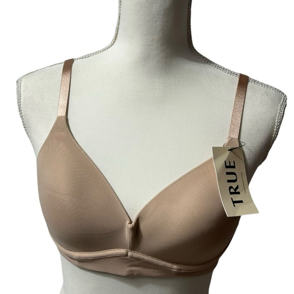 TRUE & CO. Contour tan free wire underwire bra size small NWT - Picture 2 of 7